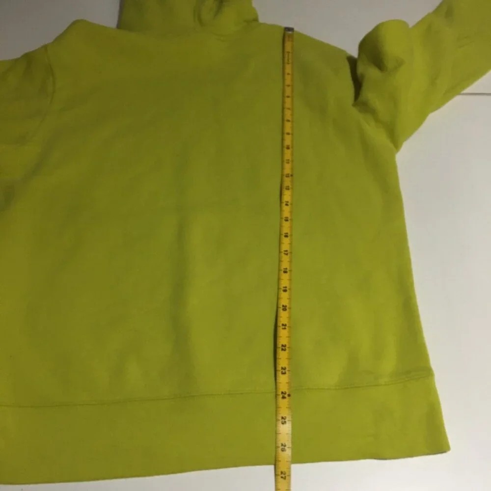 The North Face Hoodie Sweatshirt Mens Medium Green Logo Graphic